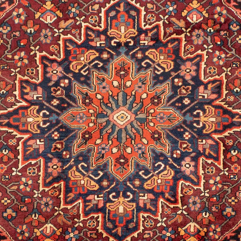 Persisk tæppe - Nomadisk - 279 x 230 cm - lysrød