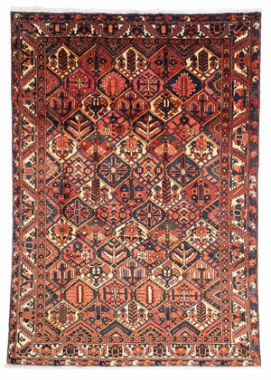 Persisk tæppe - Nomadisk - 313 x 209 cm - lysrød