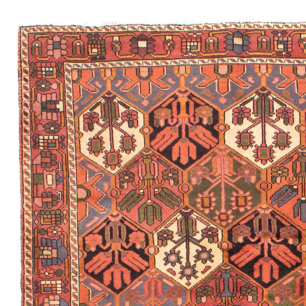 Persisk tæppe - Nomadisk - 297 x 205 cm - brun