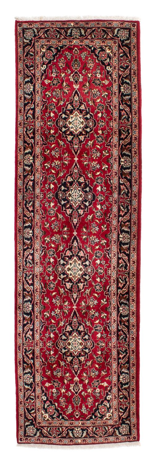 Løber Persisk tæppe - Keshan - 340 x 98 cm - mørkerød