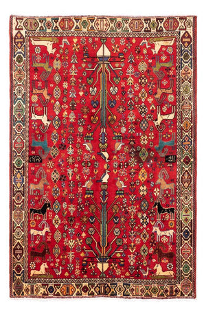 Persisk tæppe - Nomadisk - 220 x 143 cm - rød