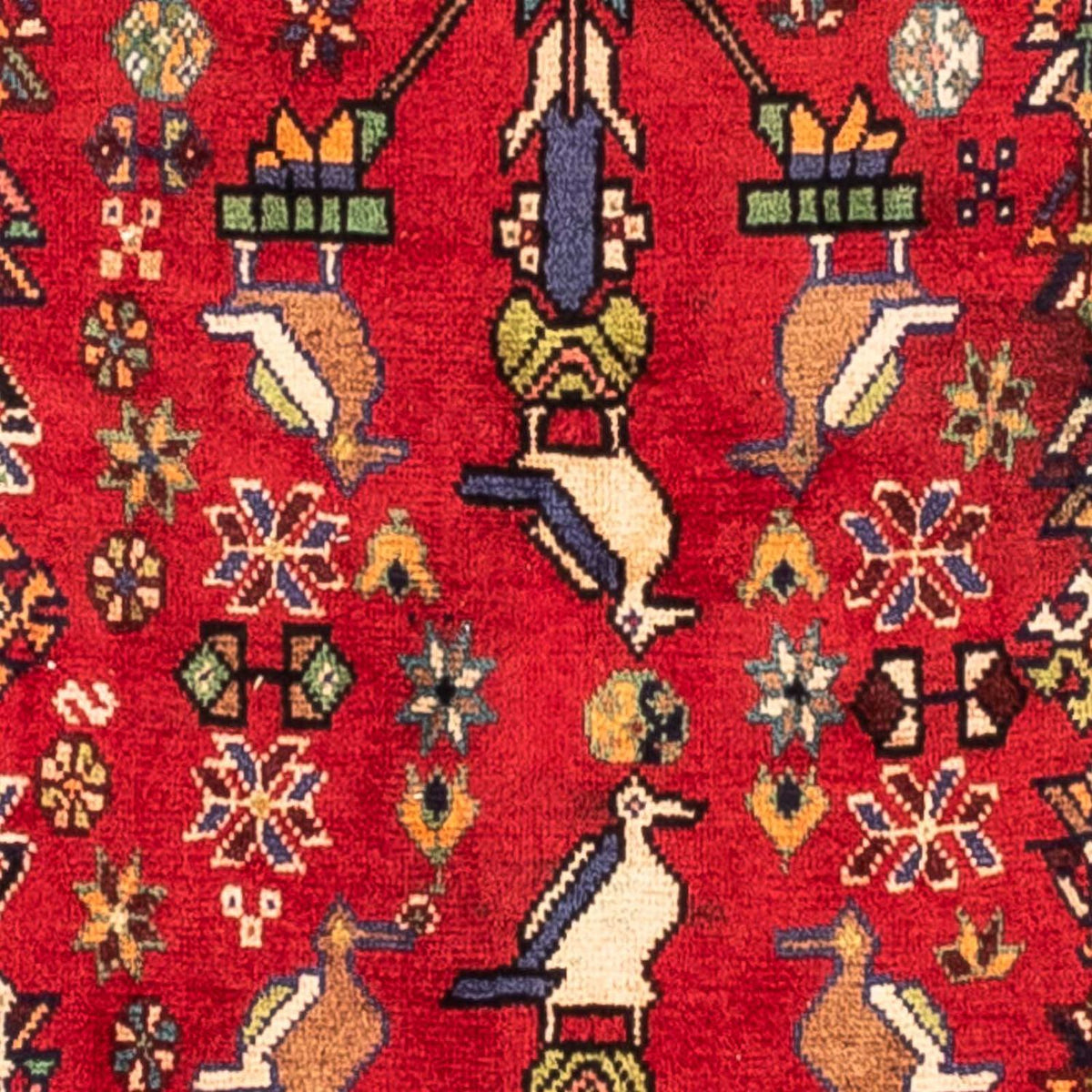 Persisk tæppe - Nomadisk - 220 x 143 cm - rød
