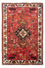 Persisk tæppe - Nomadisk - 210 x 140 cm - mørkerød