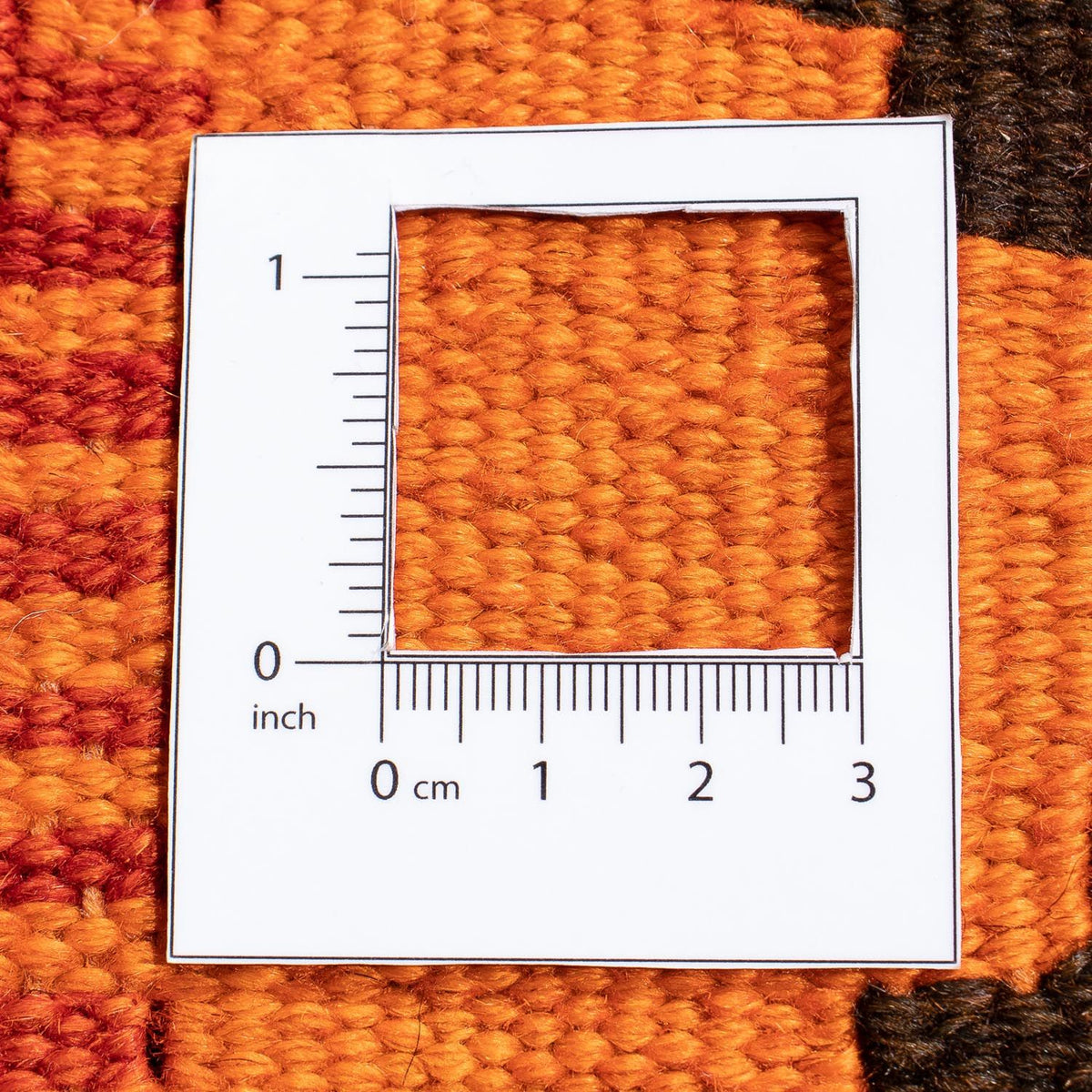 Kelim-tæppe - orientalsk - 194 x 150 cm - lysrød