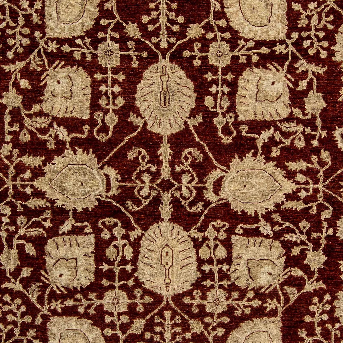 Ziegler Carpet - 296 x 242 cm - mørkerød