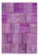 Patchwork-tæppe - 240 x 170 cm - lilla