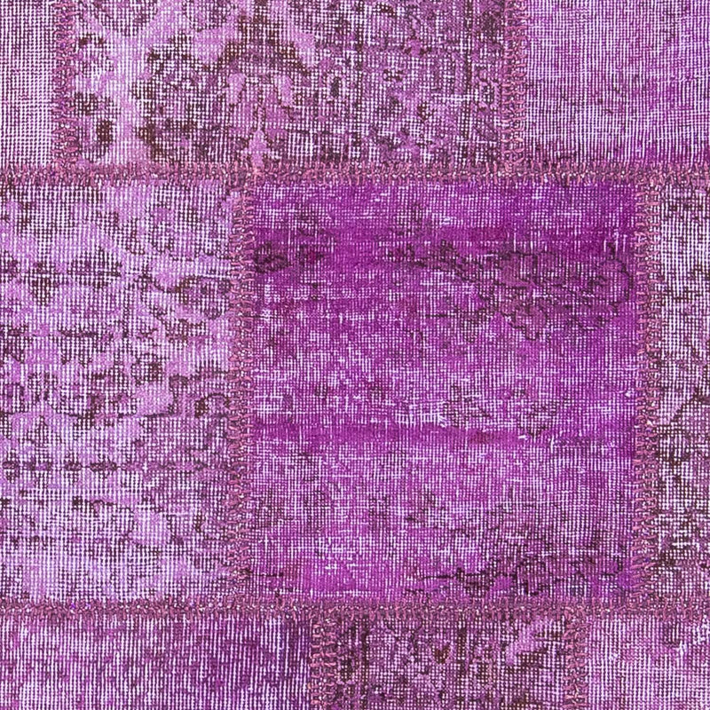 Patchwork-tæppe - 240 x 170 cm - lilla