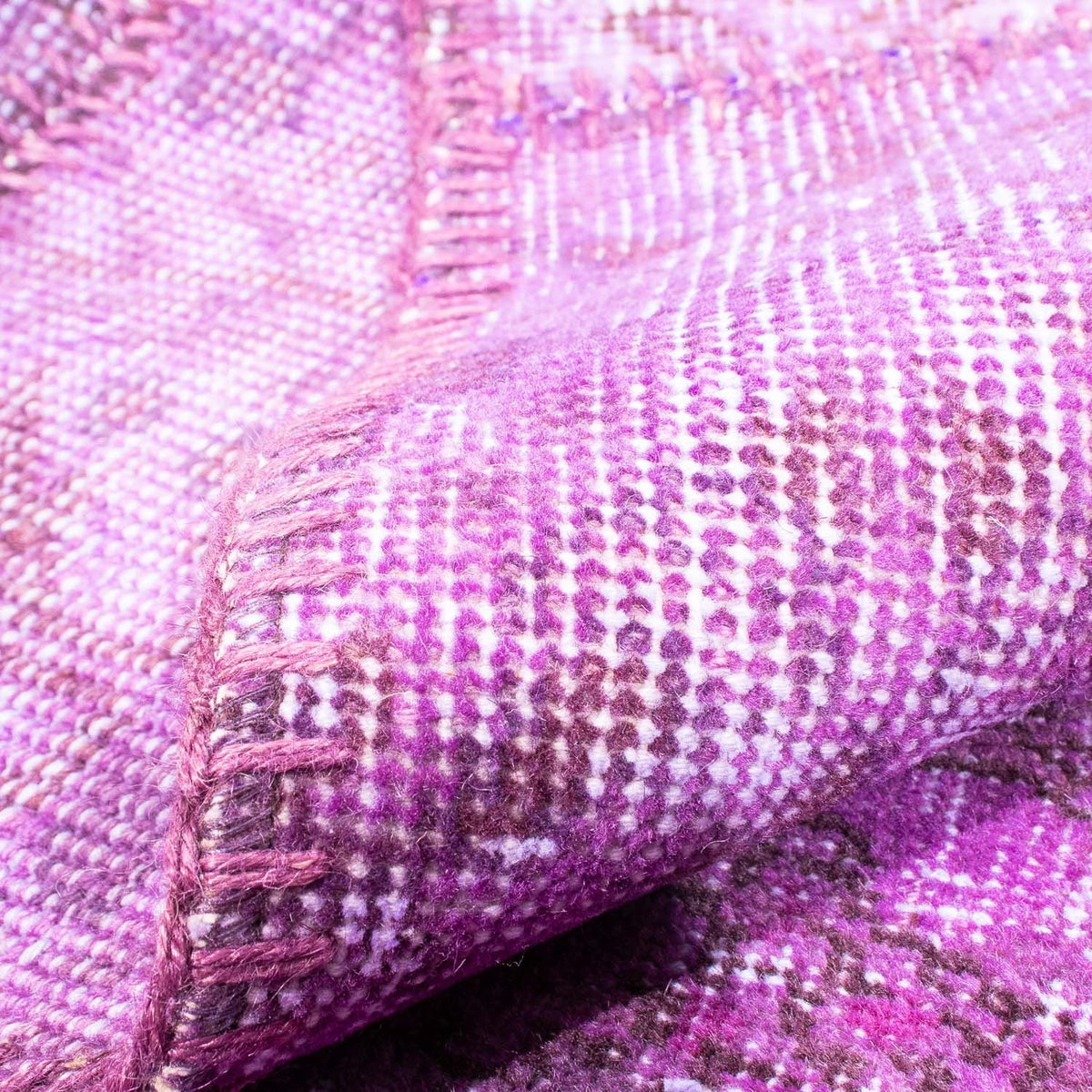 Patchwork-tæppe - 240 x 170 cm - lilla