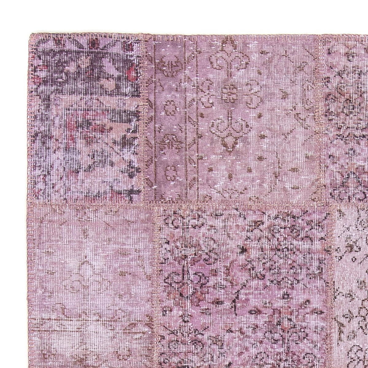 Patchwork-tæppe - 240 x 170 cm - flerfarvet
