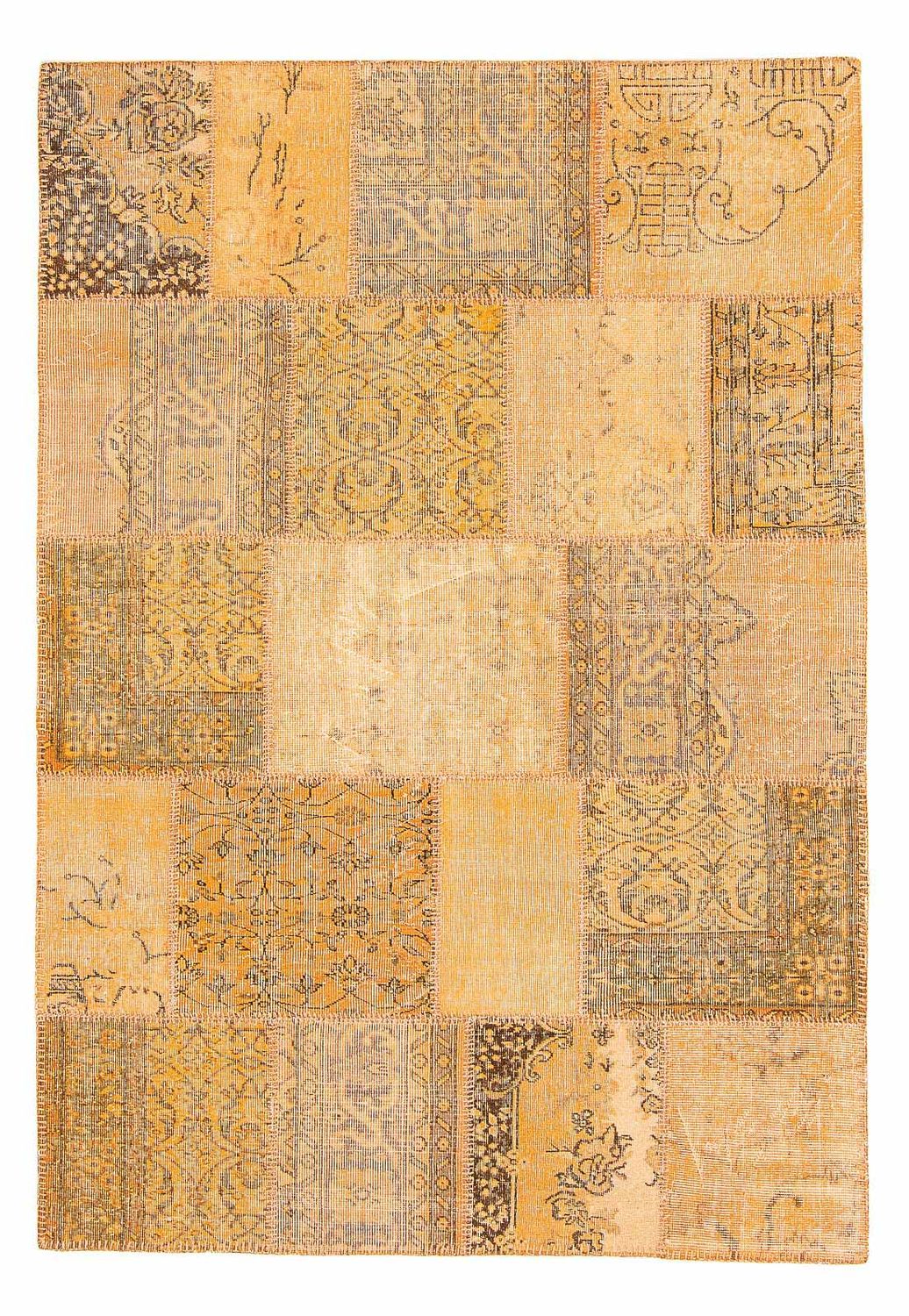 Patchwork-tæppe - 240 x 170 cm - flerfarvet