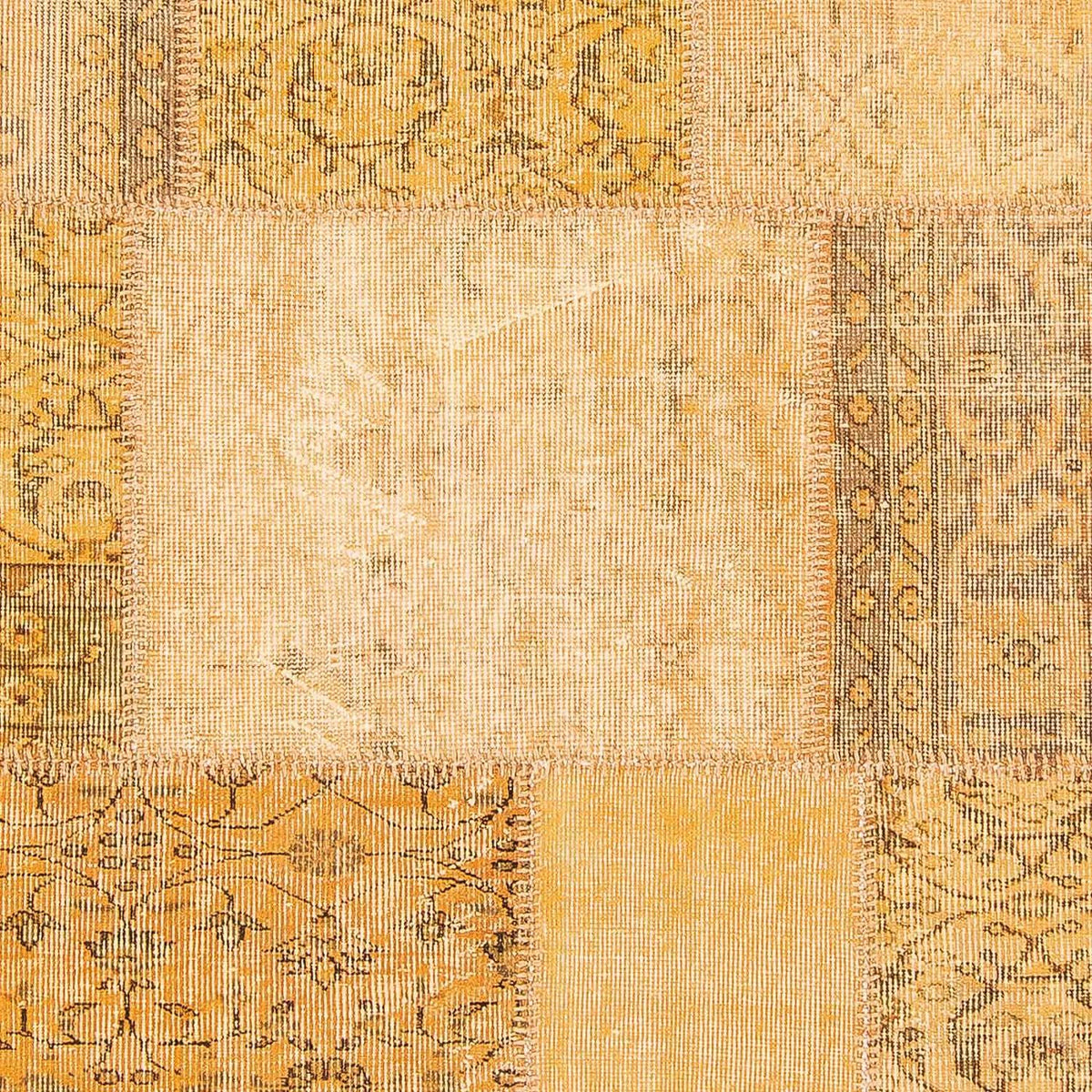 Patchwork-tæppe - 240 x 170 cm - flerfarvet