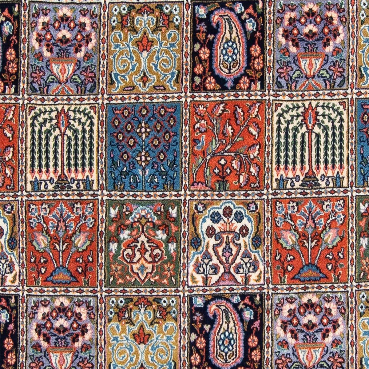 Persisk tæppe - Classic - 296 x 197 cm - mørkerød