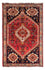 Persisk tæppe - Nomadisk - 160 x 106 cm - mørkerød