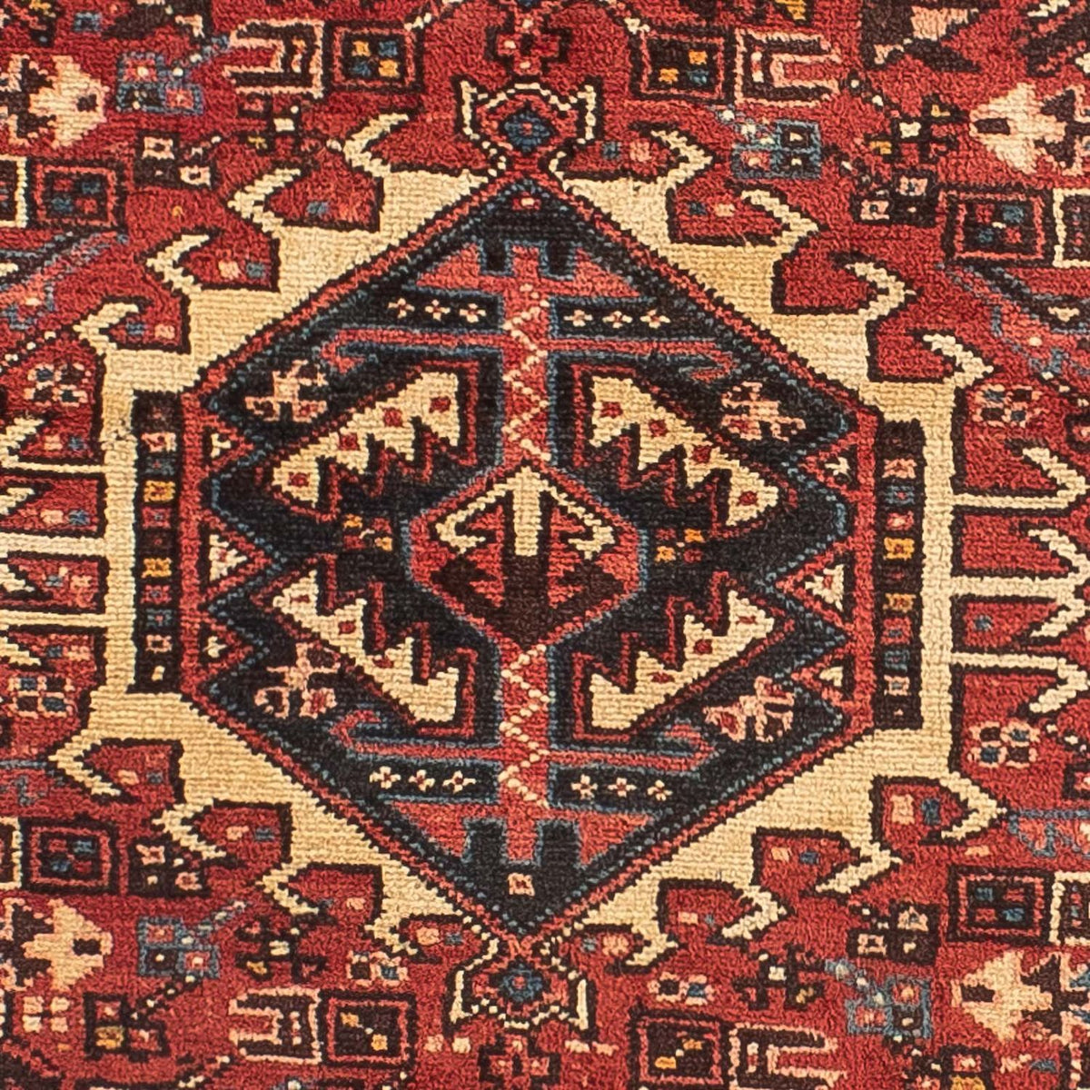 Løber Persisk tæppe - Nomadisk - 338 x 75 cm - mørkerød