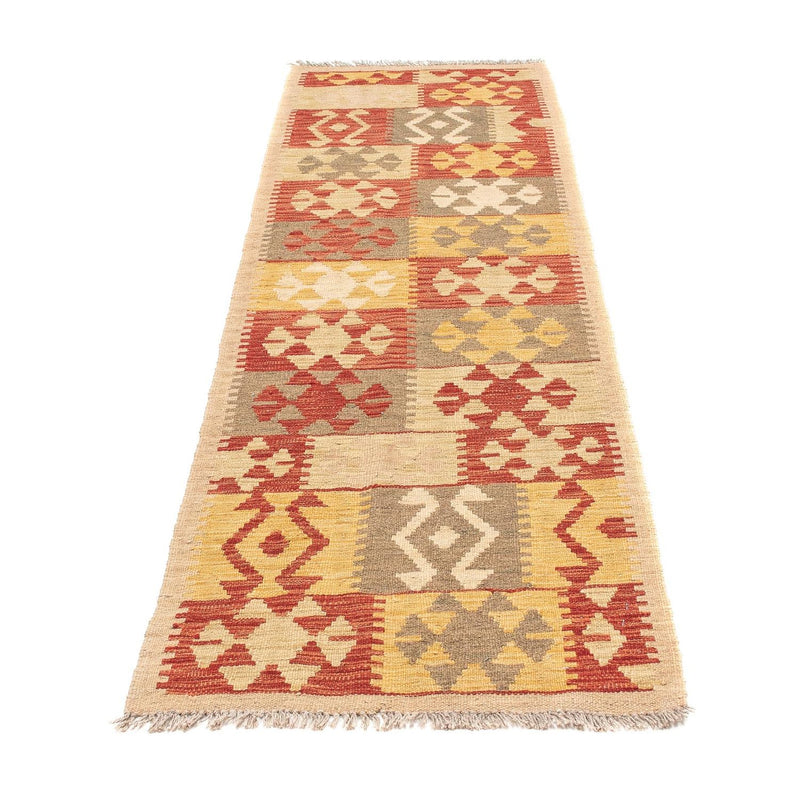 Løber Kelim Carpet - Splash - 206 x 62 cm - flerfarvet