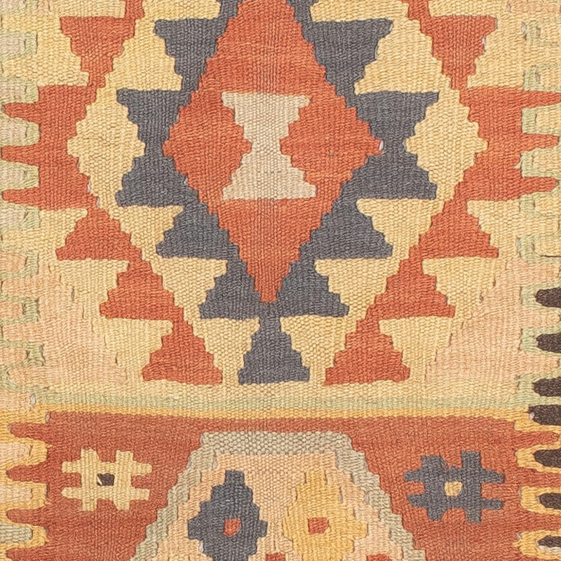 Løber Kelim Carpet - Splash - 200 x 62 cm - flerfarvet