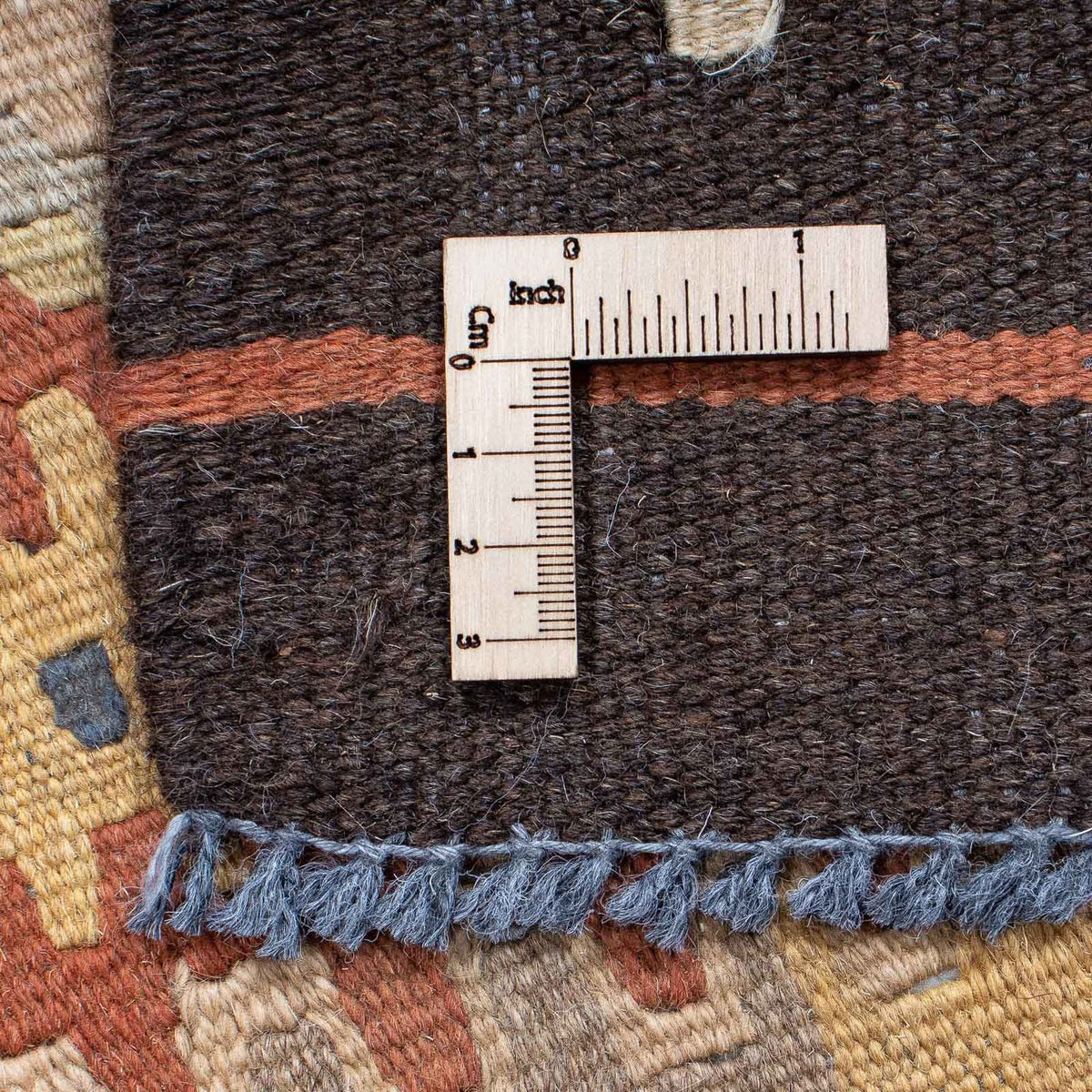 Løber Kelim Carpet - Splash - 200 x 62 cm - flerfarvet