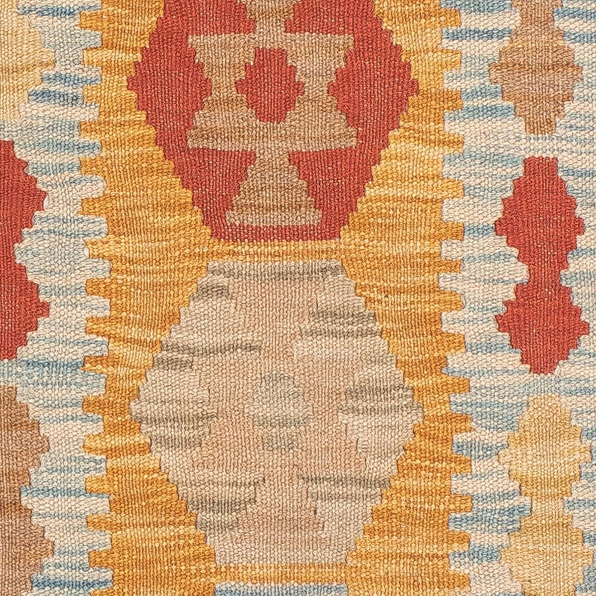 Løber Kelim Carpet - Splash - 212 x 65 cm - flerfarvet