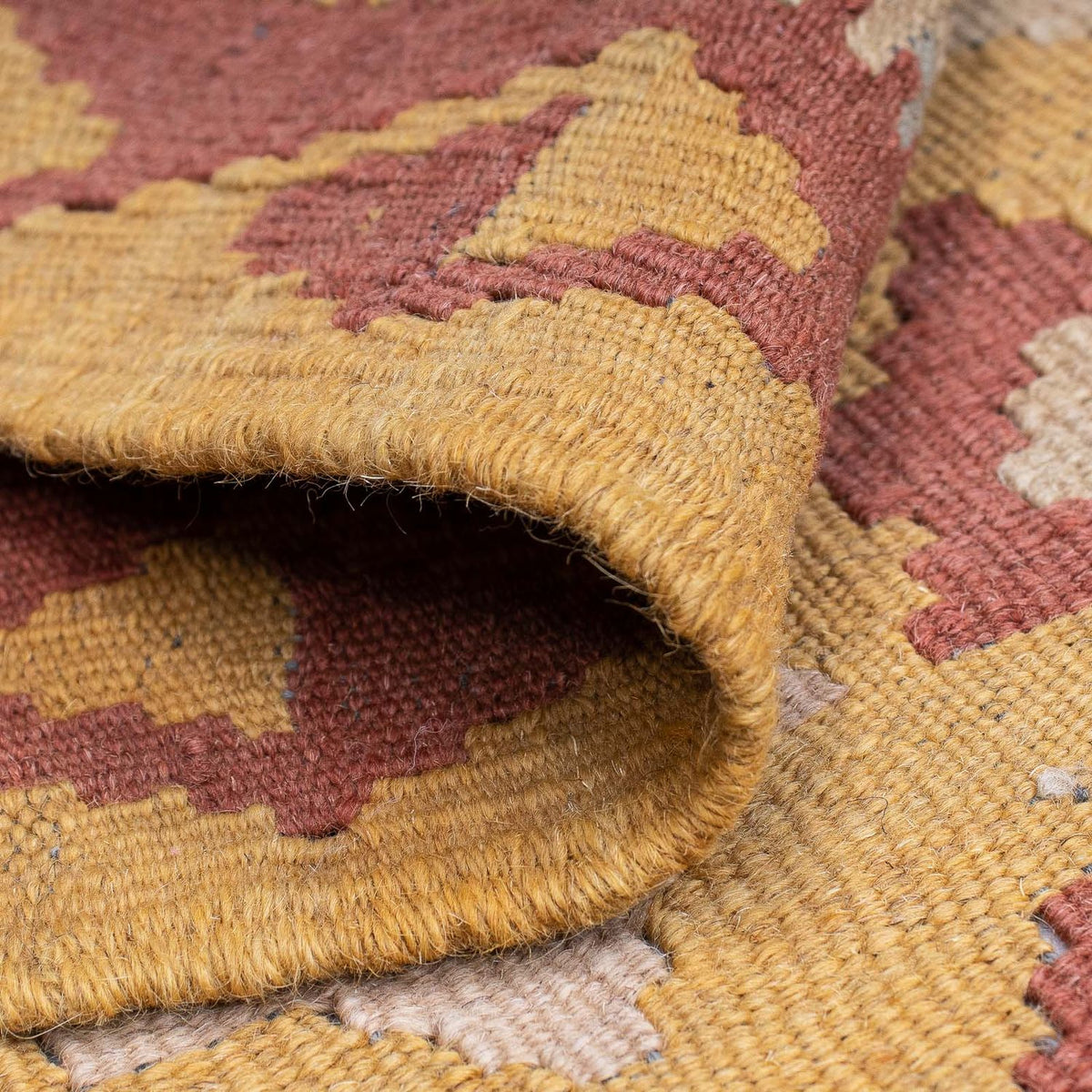 Løber Kelim Carpet - Splash - 210 x 64 cm - flerfarvet