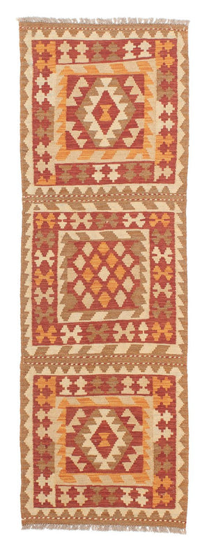 Løber Kelim Carpet - Splash - 187 x 59 cm - flerfarvet
