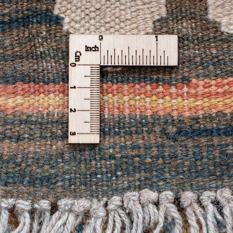 Løber Kelim Carpet - Splash - 203 x 69 cm - flerfarvet