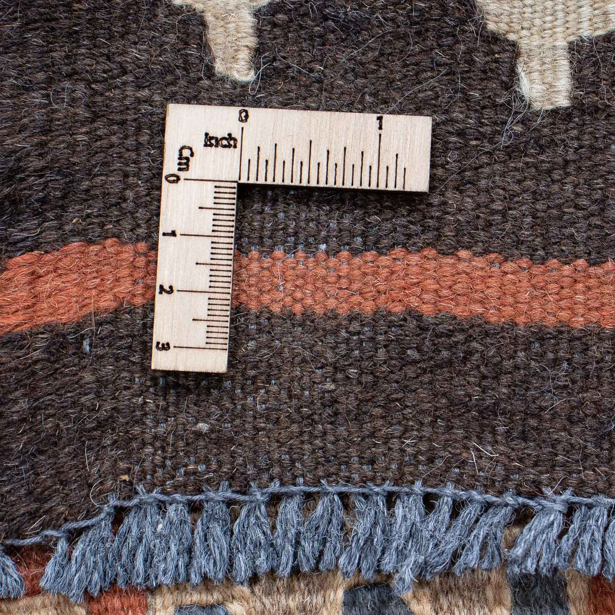 Løber Kelim Carpet - Splash - 204 x 59 cm - flerfarvet