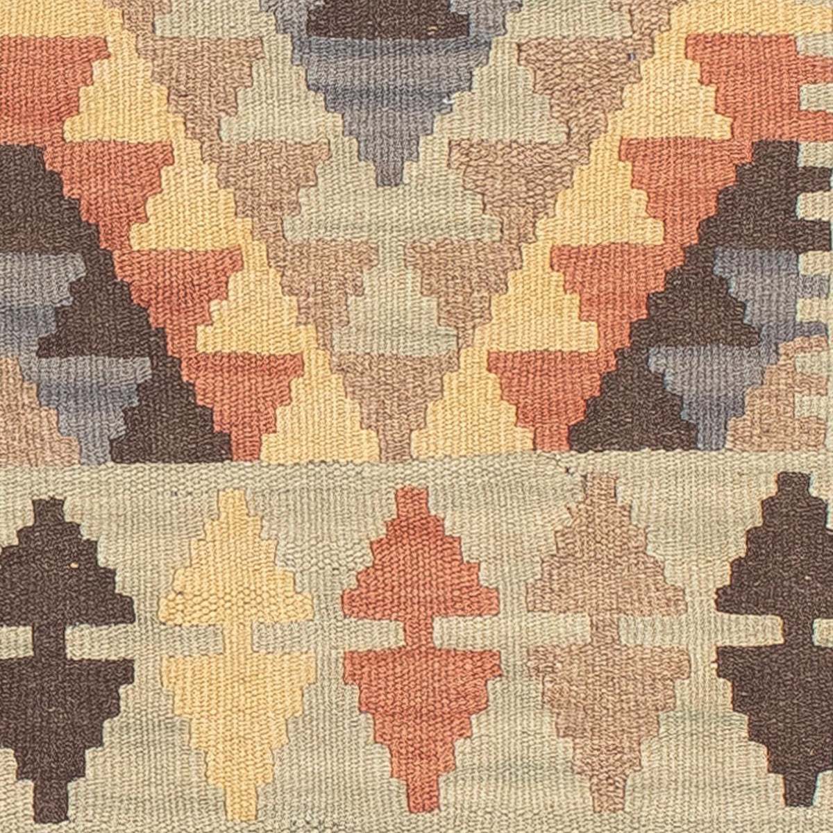 Løber Kelim Carpet - Splash - 198 x 57 cm - flerfarvet