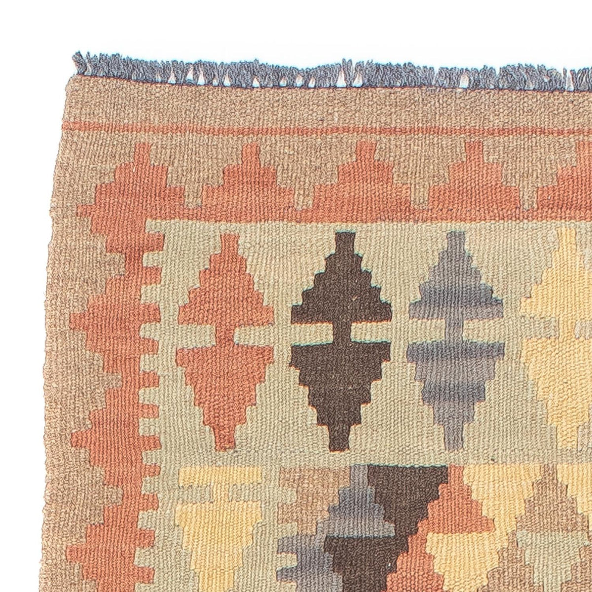 Løber Kelim Carpet - Splash - 198 x 57 cm - flerfarvet