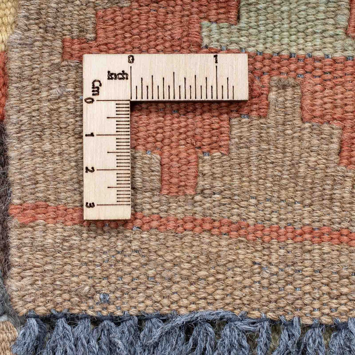 Løber Kelim Carpet - Splash - 198 x 57 cm - flerfarvet