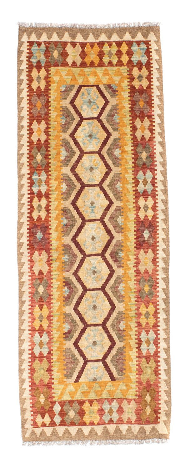 Løber Kelim-tæppe - orientalsk - 191 x 74 cm - beige