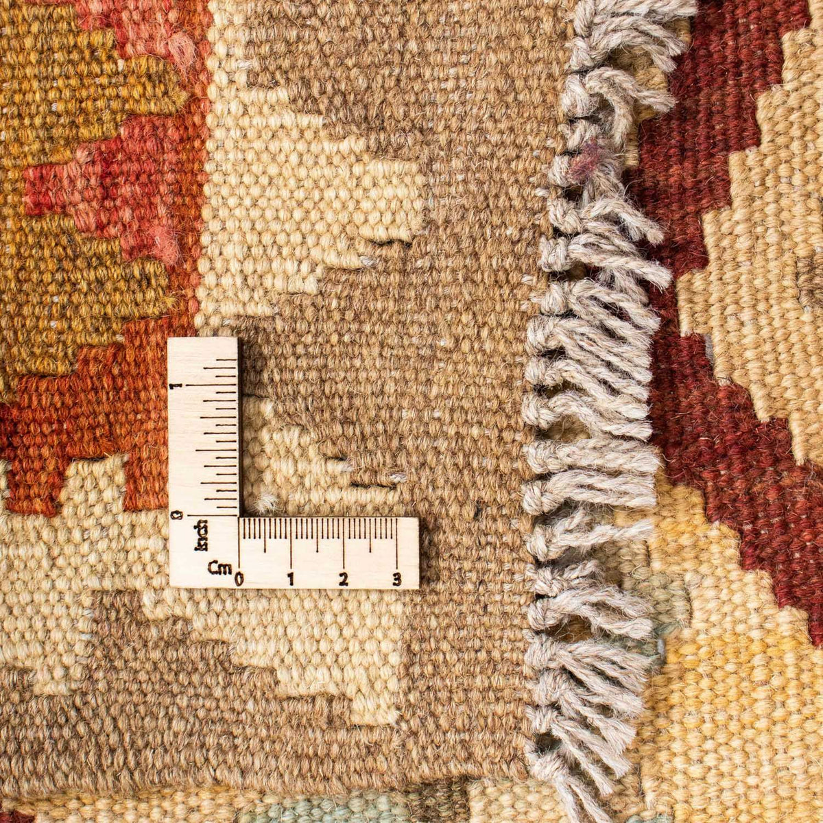 Løber Kelim-tæppe - orientalsk - 191 x 74 cm - beige
