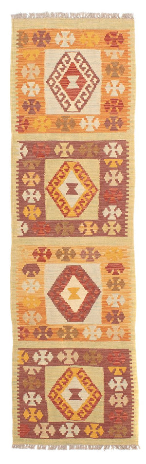 Løber Kelim Carpet - Splash - 194 x 48 cm - flerfarvet