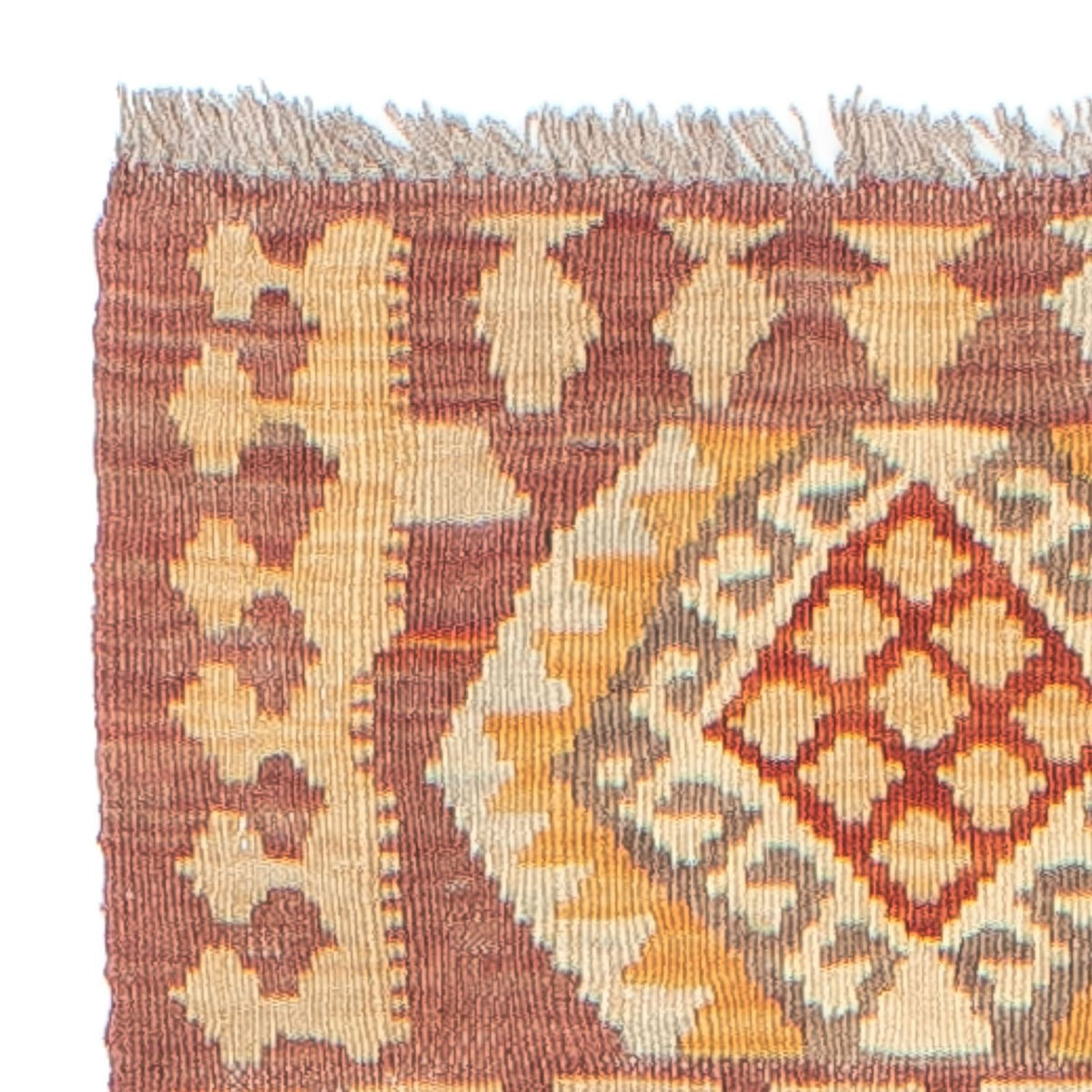 Løber Kelim Carpet - Splash - 248 x 49 cm - flerfarvet