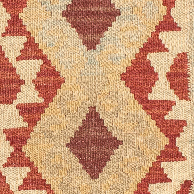 Løber Kelim Carpet - Splash - 191 x 60 cm - lys brun