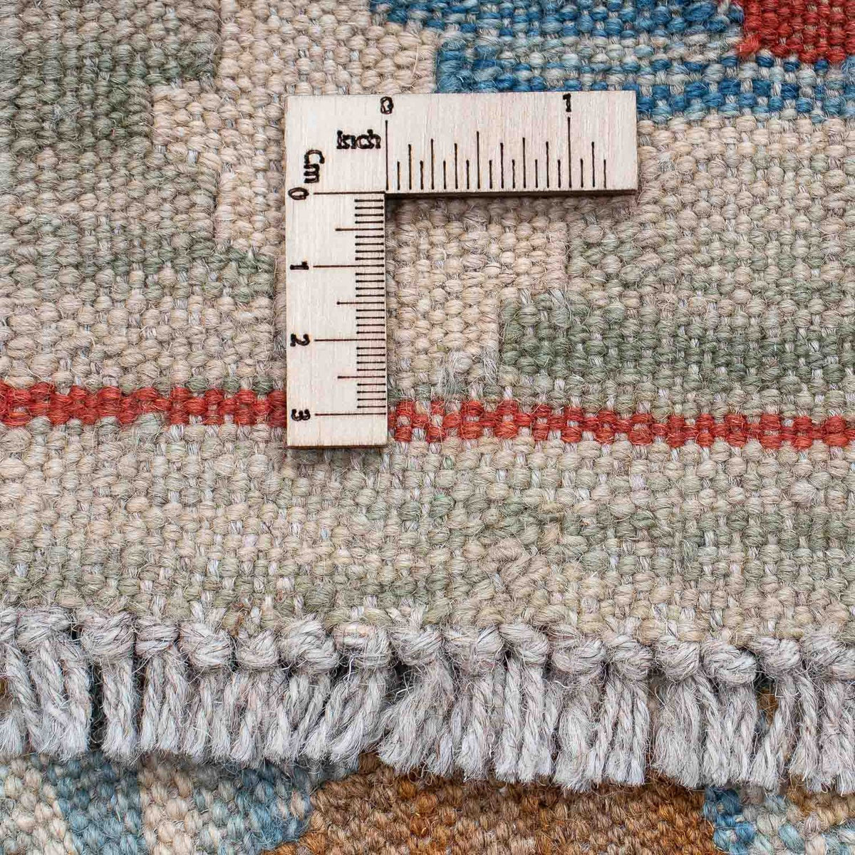 Løber Kelim Carpet - Splash - 214 x 65 cm - flerfarvet