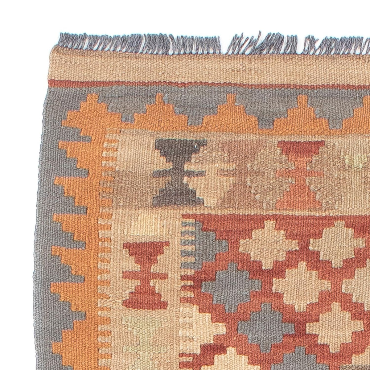 Løber Kelim Carpet - Splash - 199 x 57 cm - flerfarvet