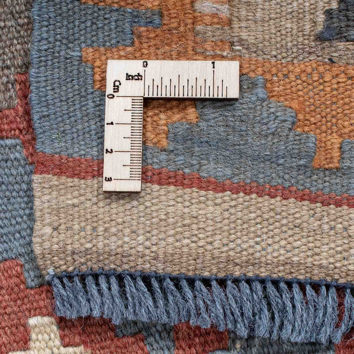 Løber Kelim Carpet - Splash - 199 x 57 cm - flerfarvet