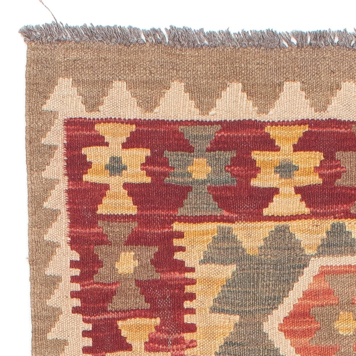 Løber Kelim Carpet - Splash - 211 x 63 cm - flerfarvet