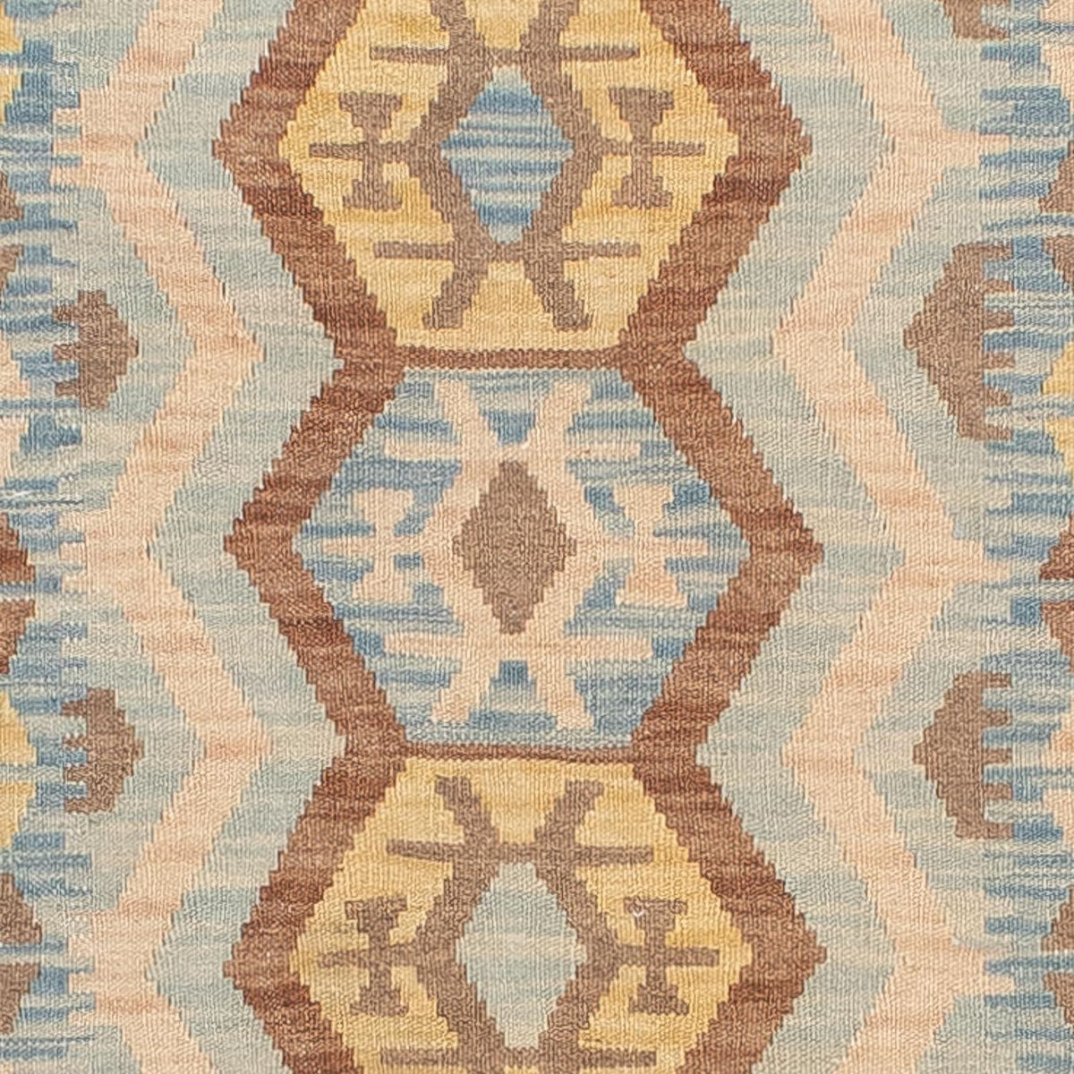 Løber Kelim Carpet - Splash - 302 x 80 cm - flerfarvet