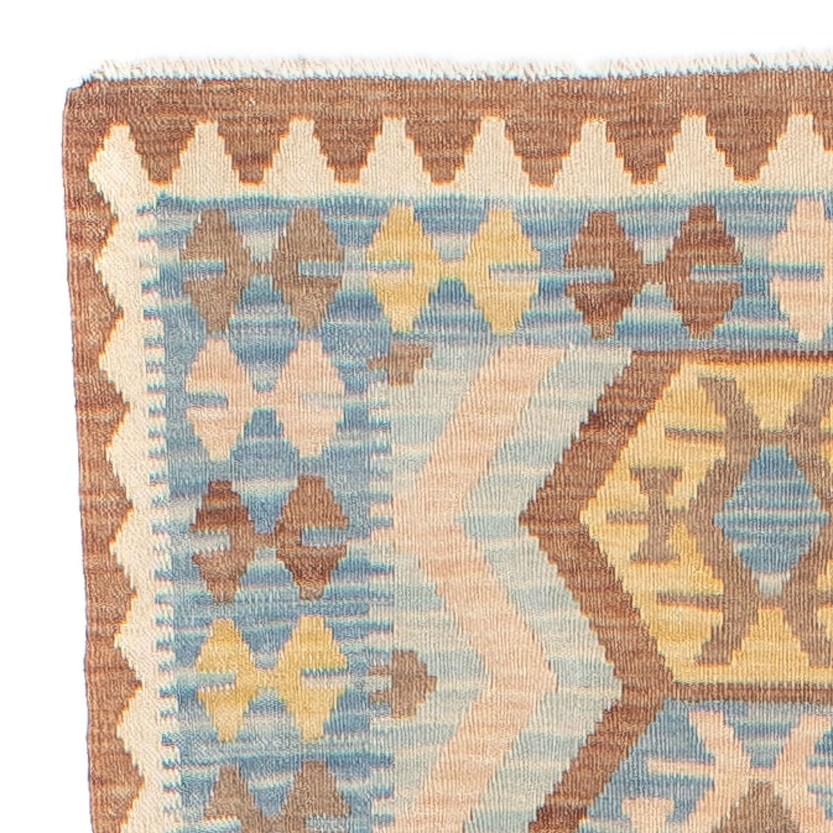 Løber Kelim Carpet - Splash - 302 x 80 cm - flerfarvet