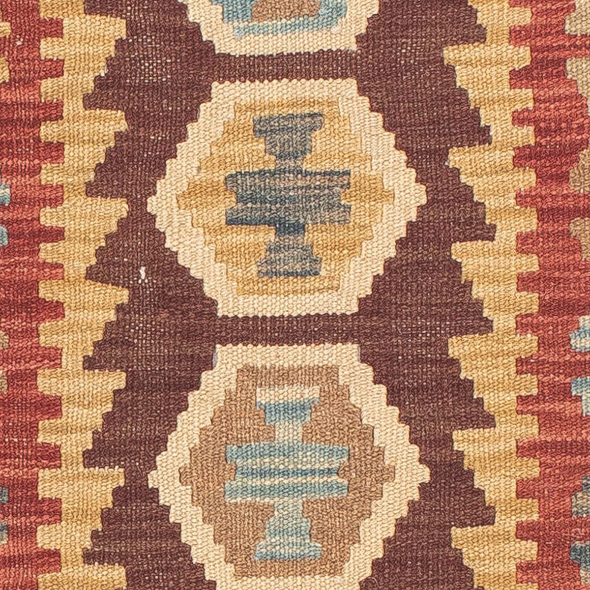 Løber Kelim Carpet - Splash - 198 x 64 cm - flerfarvet