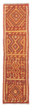 Løber Kelim Carpet - Splash - 190 x 47 cm - rød