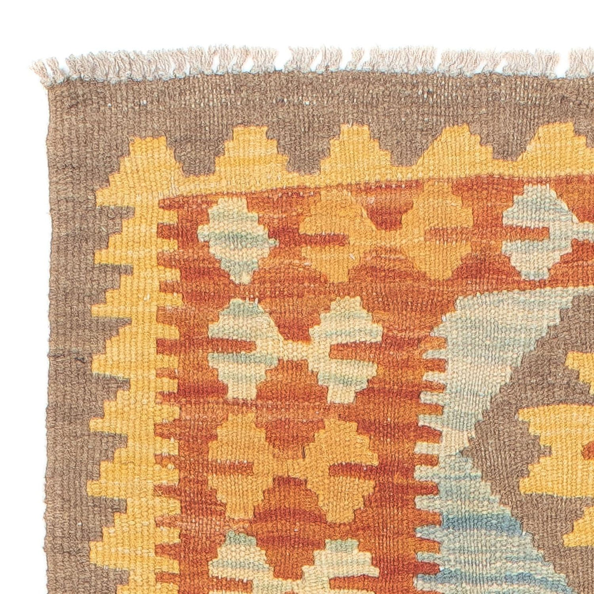 Løber Kelim Carpet - Splash - 191 x 65 cm - flerfarvet