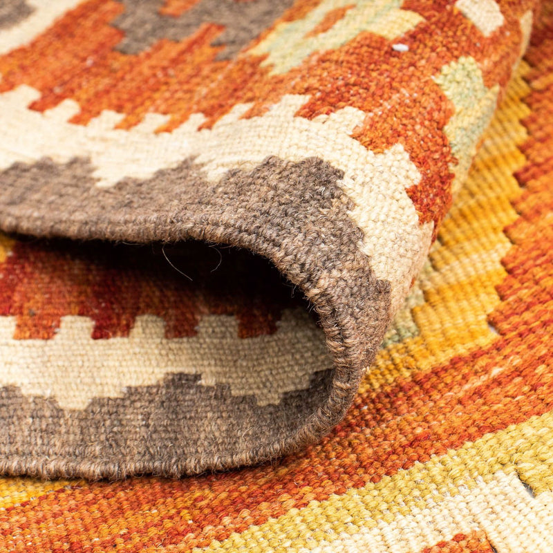 Løber Kelim-tæppe - orientalsk - 191 x 72 cm - rust