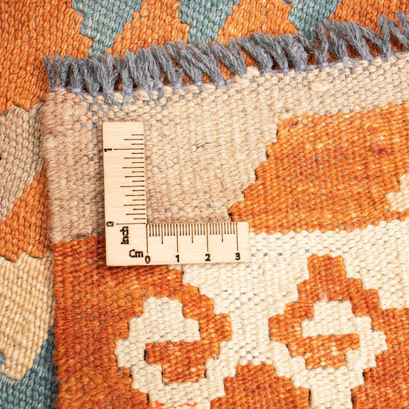 Kelim Carpet - Splash - 214 x 159 cm - flerfarvet