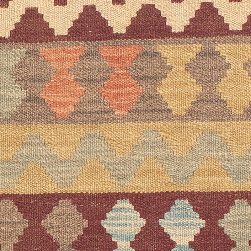 Løber Kelim Carpet - Splash - 200 x 62 cm - flerfarvet