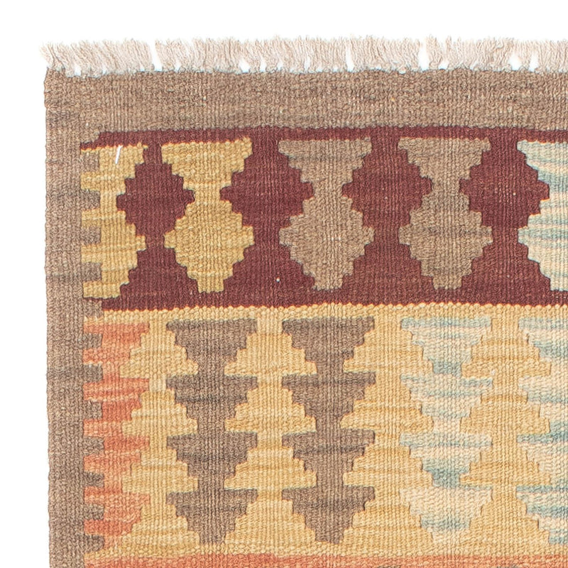 Løber Kelim Carpet - Splash - 200 x 62 cm - flerfarvet