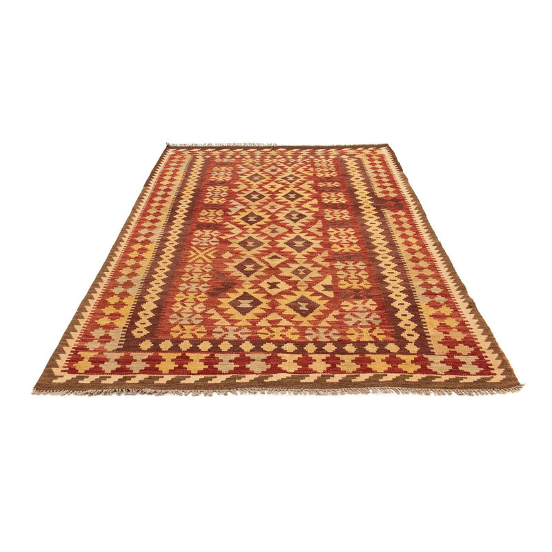Kelim Carpet - Splash - 195 x 141 cm - flerfarvet