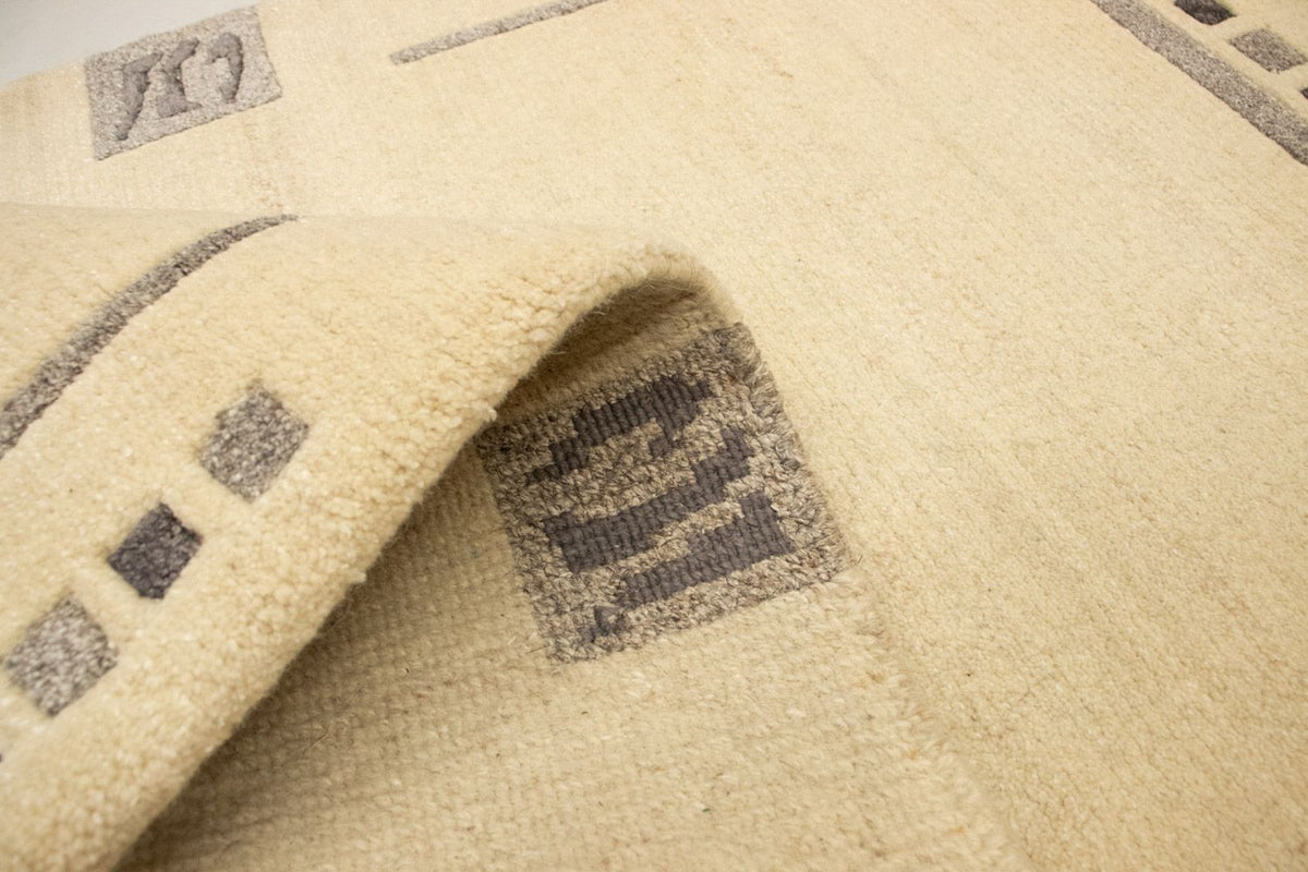 Nepal Tæppe - 160 x 90 cm - beige