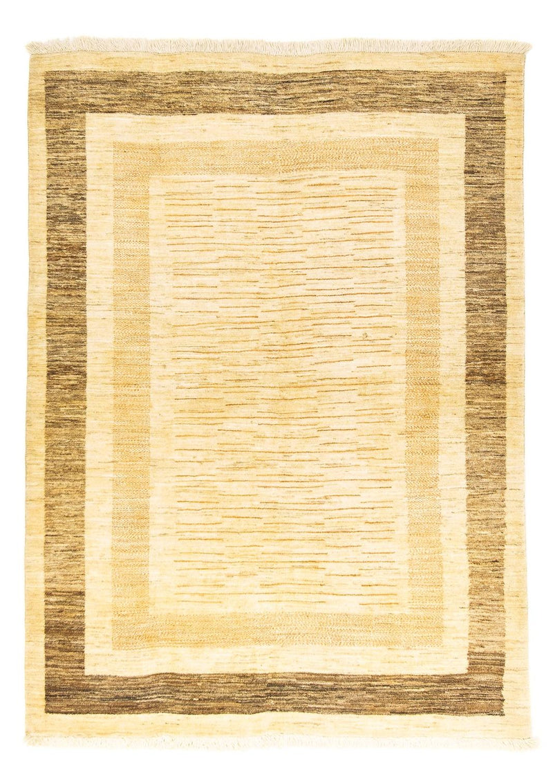 Gabbeh Tæppe - Loribaft Persisk - 195 x 146 cm - beige